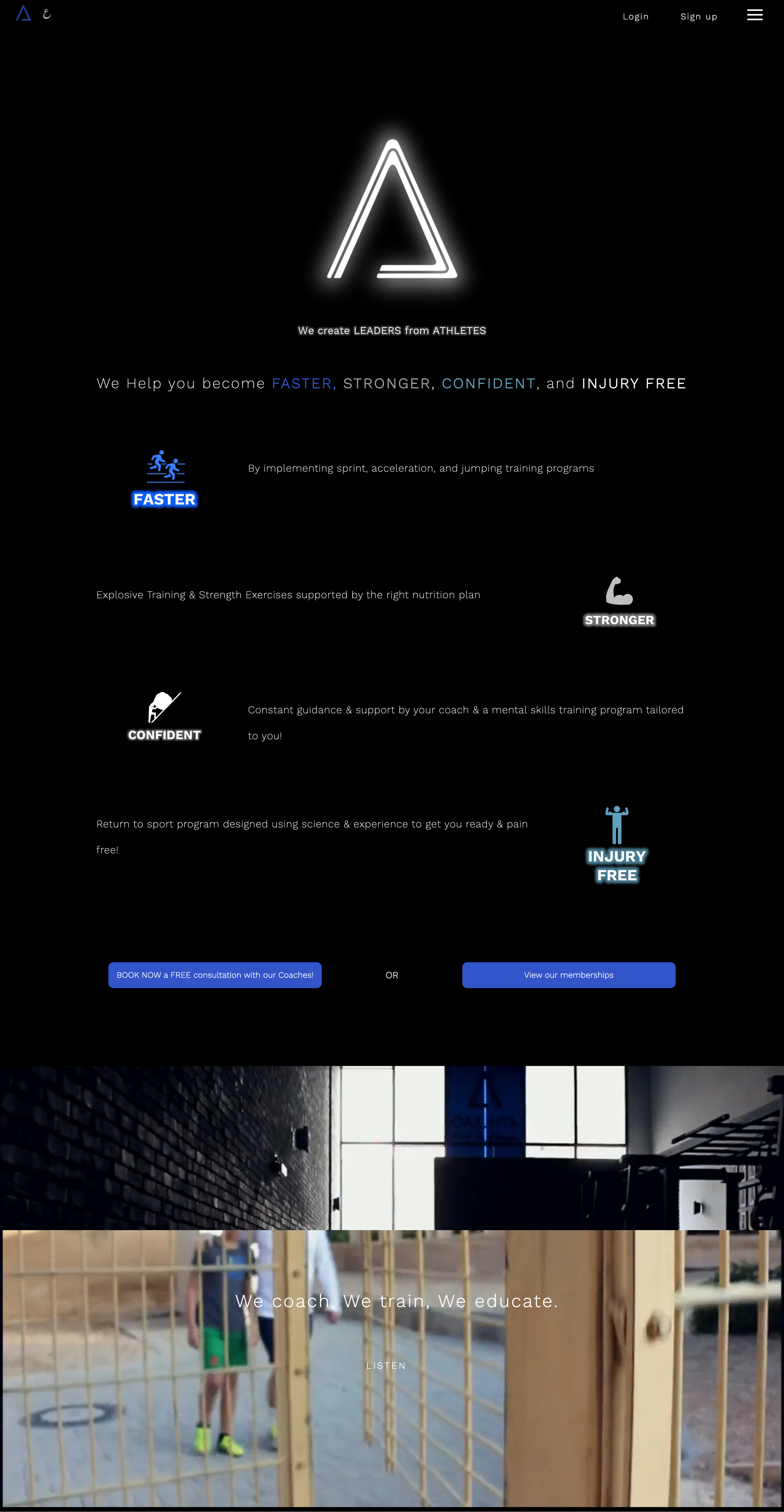 AthLead product preview